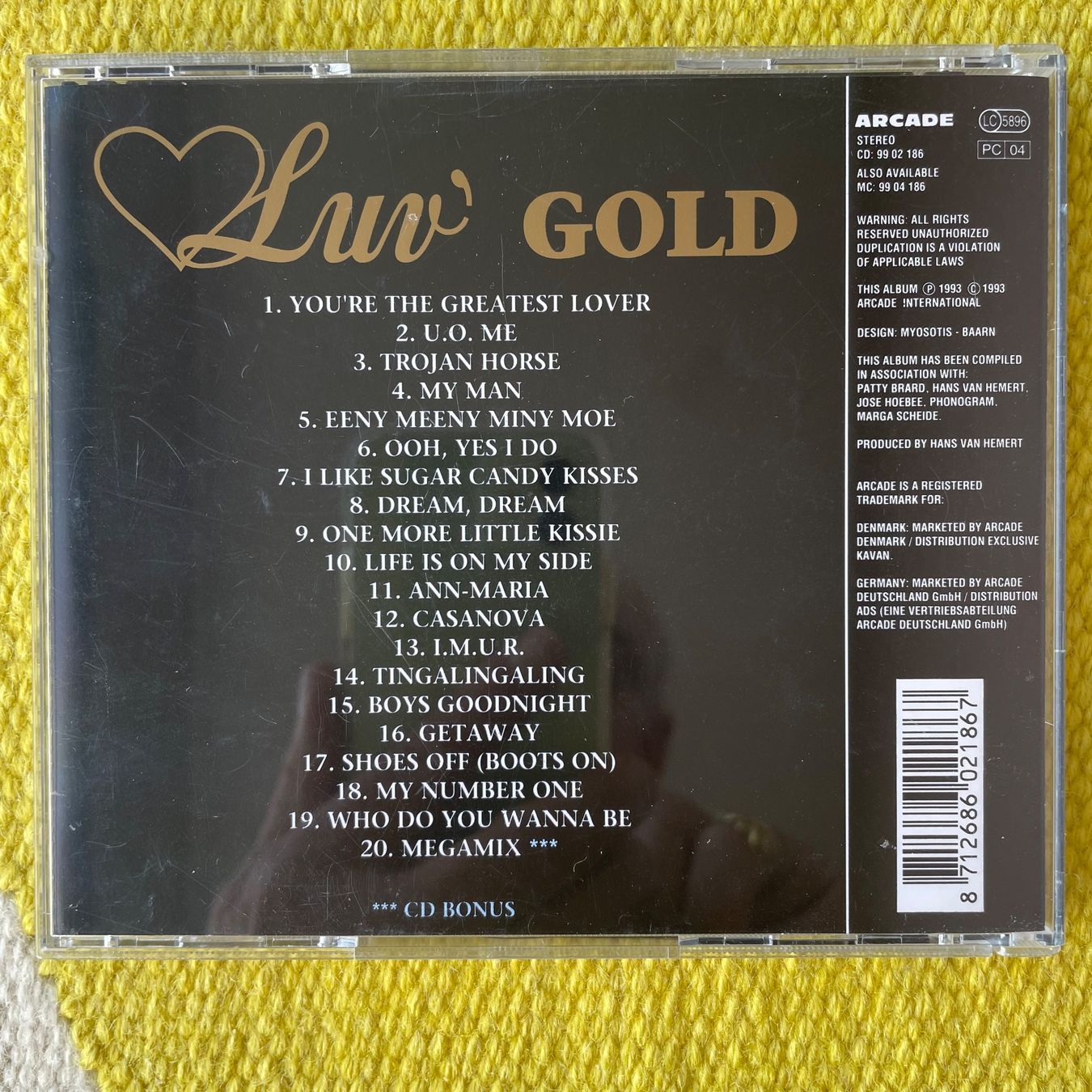 CD: LUV-GOLD TROJAN HORSE – Usato da Rorschacherberg venduto da CD-Roli 1