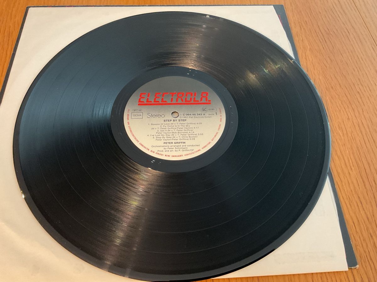 Dischi in vinile: Peter Griffin Schallplatte - Step By Step, Top Zustand! – Usato da Steinach venduto da Quarkie 2