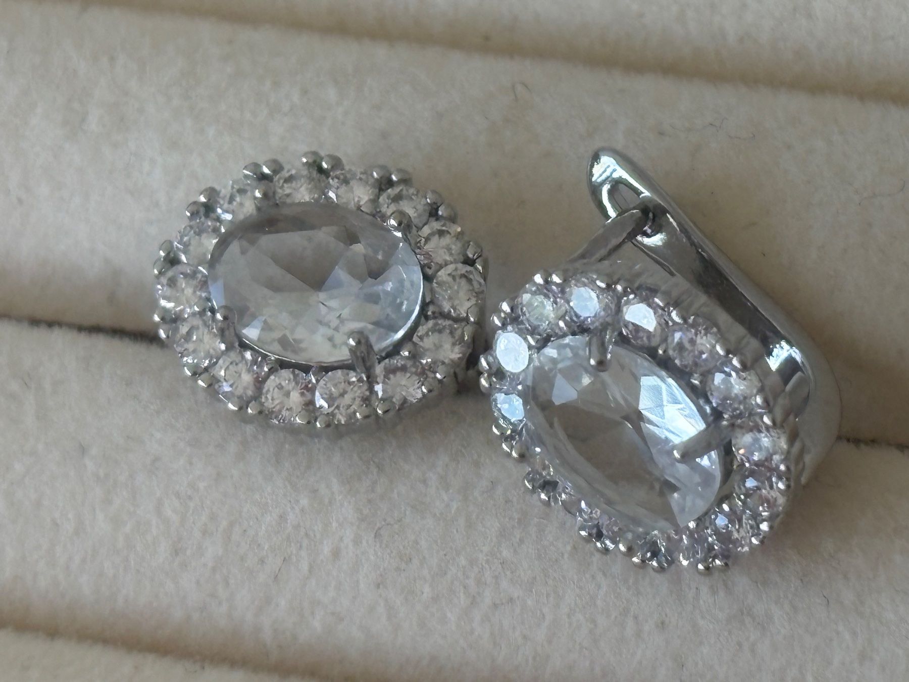 Orecchini pendenti & Orecchini a lobo: Luxus Elegante  Ohrstecker Ohrschmuck  Farbe:Silber – Nuovo (secondo la descrizione) da Biel-Bienne venduto da Roserosse13 4