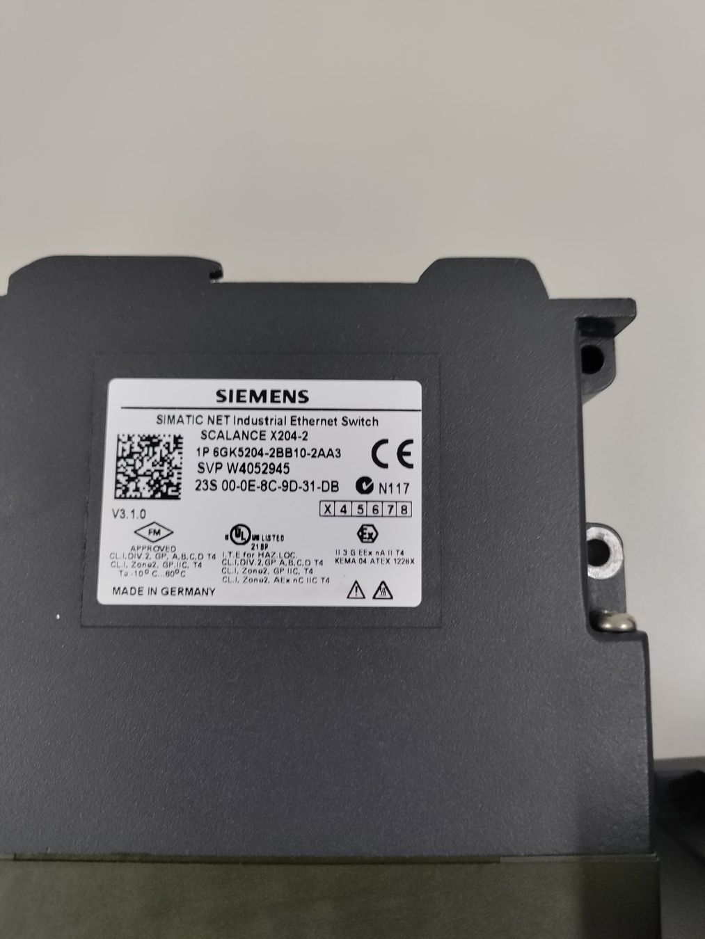Siemens Elektronikbauteile: Siemens Scalance X204-2 Industrial Ethernet Switch Modul – Gebraucht aus Seewen SZ von Sauberwasser 7