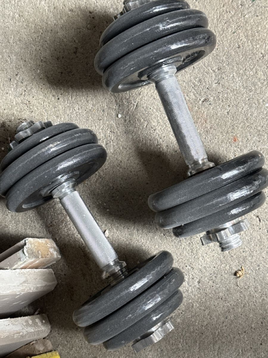 Hanteln & Gewichte: Kurzhanteln mit Gewichten,  gebraucht – Gebraucht aus Amriswil von used2use