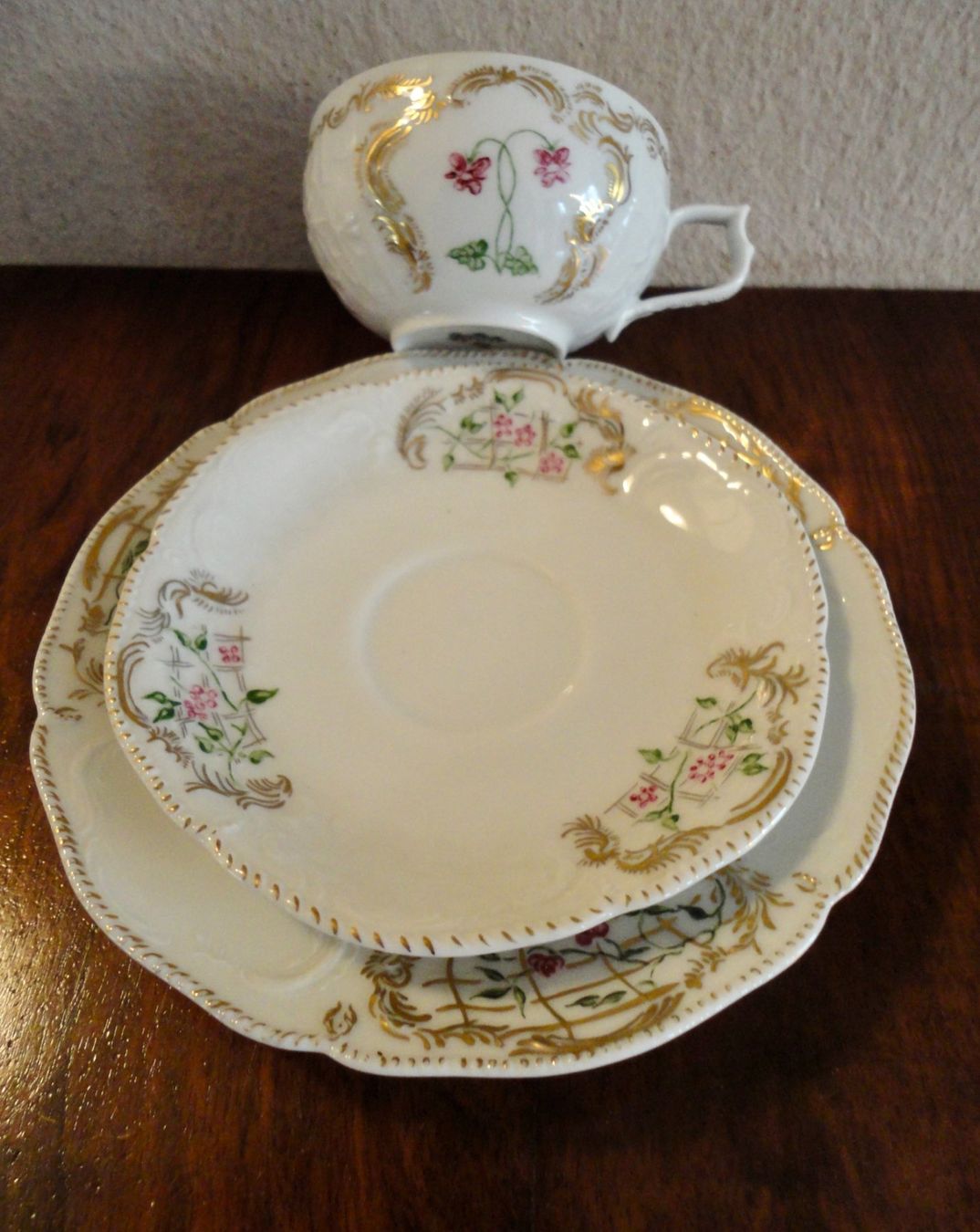 Rosenthal Tassen: Kaffee/Tee Gedeck Set (Rosenthal -Sanssouci) – Gebraucht aus Wädenswil von LIS11 1