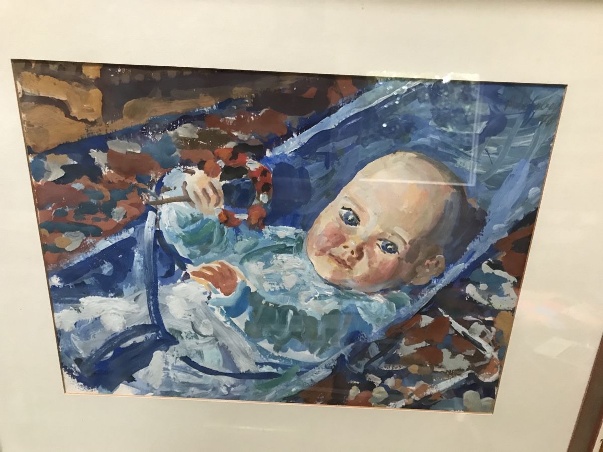 Gemälde: WEBER ADOLF 1925-1996 Schüler von Max Gubler – Gebraucht aus Wolfhalden von SecondAntique 1
