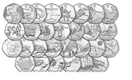 Rare collection complète 50p JO Londres