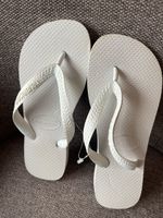 Havaianas Flip-Flops Gr. 35/36 Weiss — Perfekt für den Somme