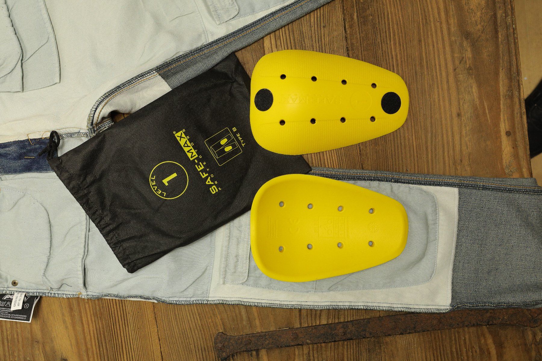 Protezioni & Imbottiture: Knie-Prodektoren Safe-Max Level 1, Type B – Nuovo (secondo la descrizione) da Diemerswil venduto da aha08 1