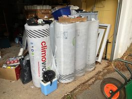 15-20 rouleaux d’isolant en laine de verre de 20 cm à vendre