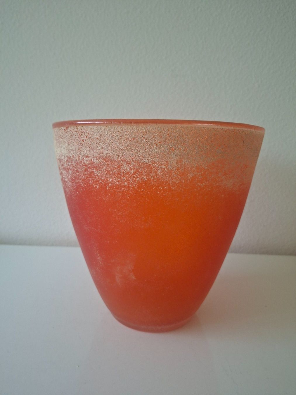 Vasi & Recipienti: BELL ARTE  Vase / Cachepot  sandgestrahltes Glas  massiv – Usato da Zürich venduto da Daniel517