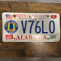 🇺🇸 U.S. Autoschild - Alabama V76L0 - Vietnam Veteran