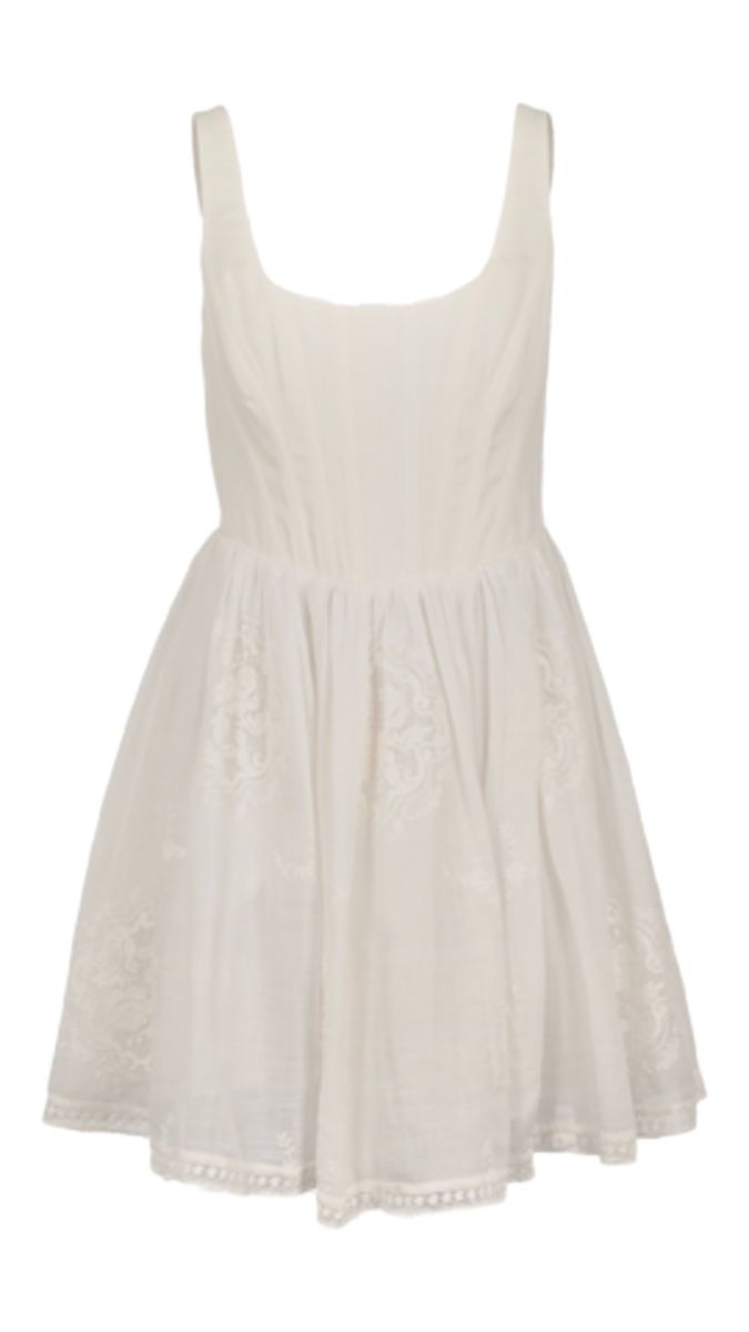 Zimmermann Vestiti: Zimmermann Bustier-Minikleid Alight aus Ramie – Usato da Stettlen venduto da Beauty-19 2