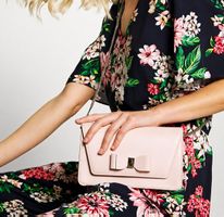 Ted Baker Cross Body elegante Leder Schultertasche Rose