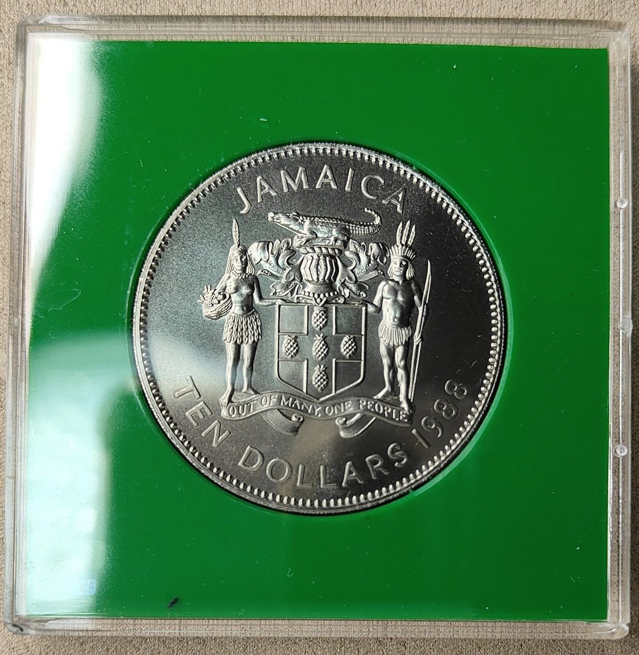 Alle Münzen: JAMAIKA 10 DOLLARS 1988 UNZ. – Neu (gemäss Beschreibung) aus winterthur von CoinPassion 1