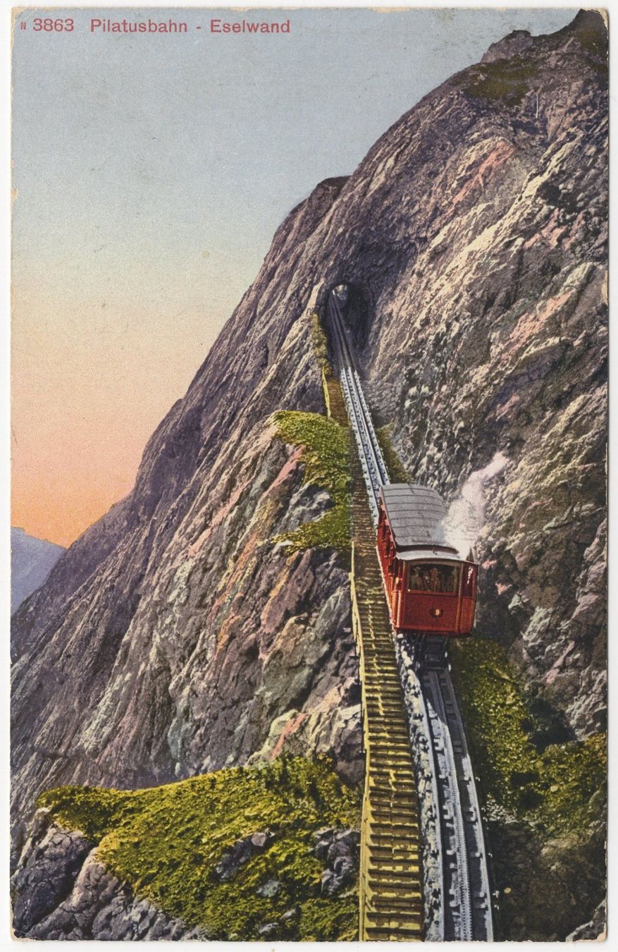 Cartes postales: Pilatusbahn auf Ansichtskarte von 1921 – D'occasion à Eglisau par Chperfins
