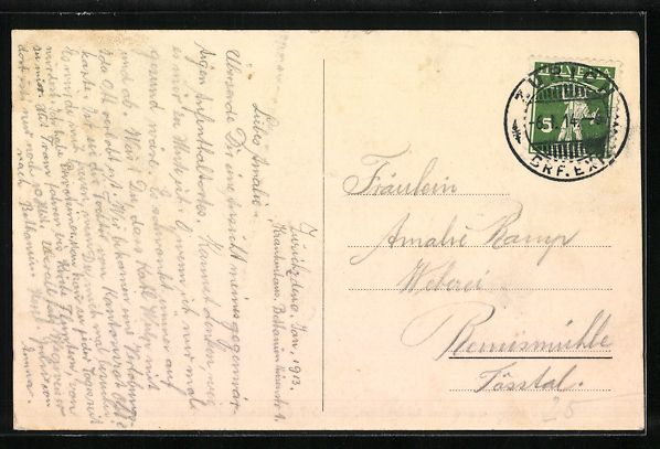 Cartoline postali: Zürich, Krankenhaus Bethanien, Kuserstr – Usato da Berlin venduto da bartko-reher 1