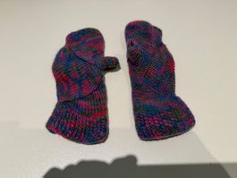 Gestrickte Kurzfingerhandschuhe für 2 - 4-jährige
