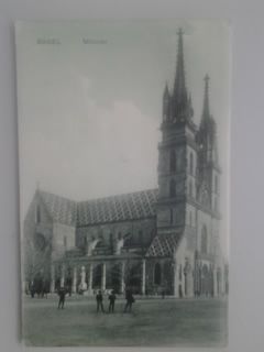 Ansichtskarten: Basel Münster – Gebraucht aus Sargans von nicsam1815