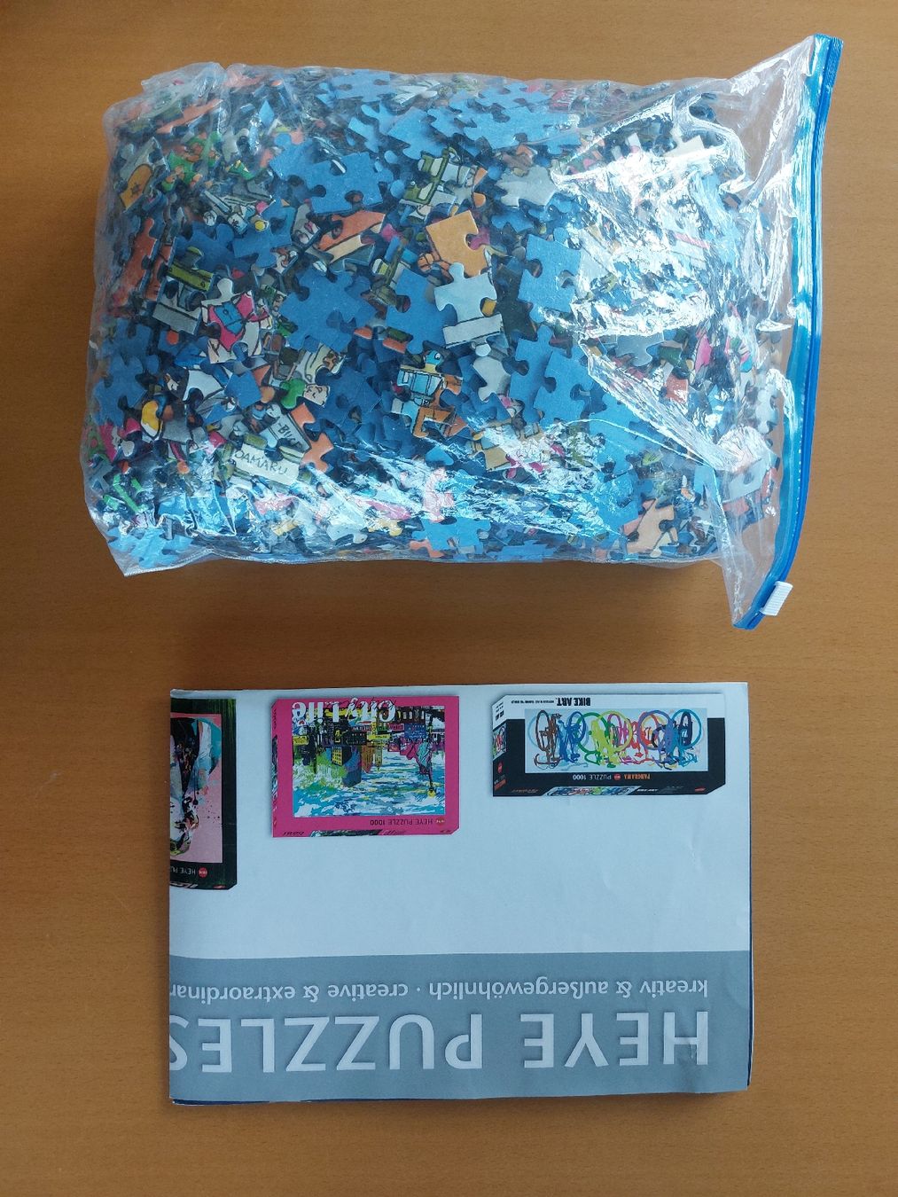 Heye Puzzle: HEYE 2000 Teile Puzzle "SCHÖNE TRAIN STATION" mit Poster – Usato da Baden venduto da BanaBoutique 3