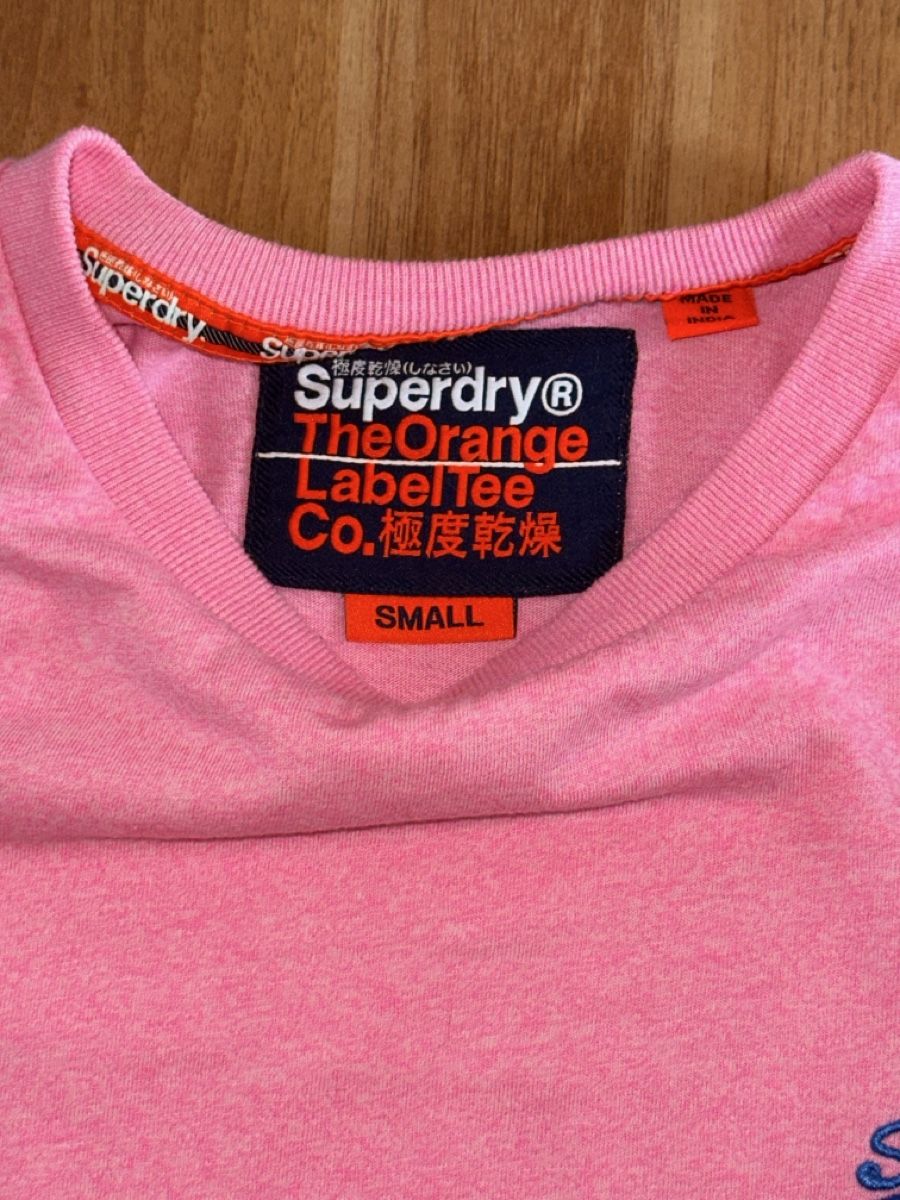 Superdry T-shirt: Superdry T-Shirt, rosa, Gr.  S - einf. Brustweite 46cm – Usato da St.Gallen venduto da maierm01 2
