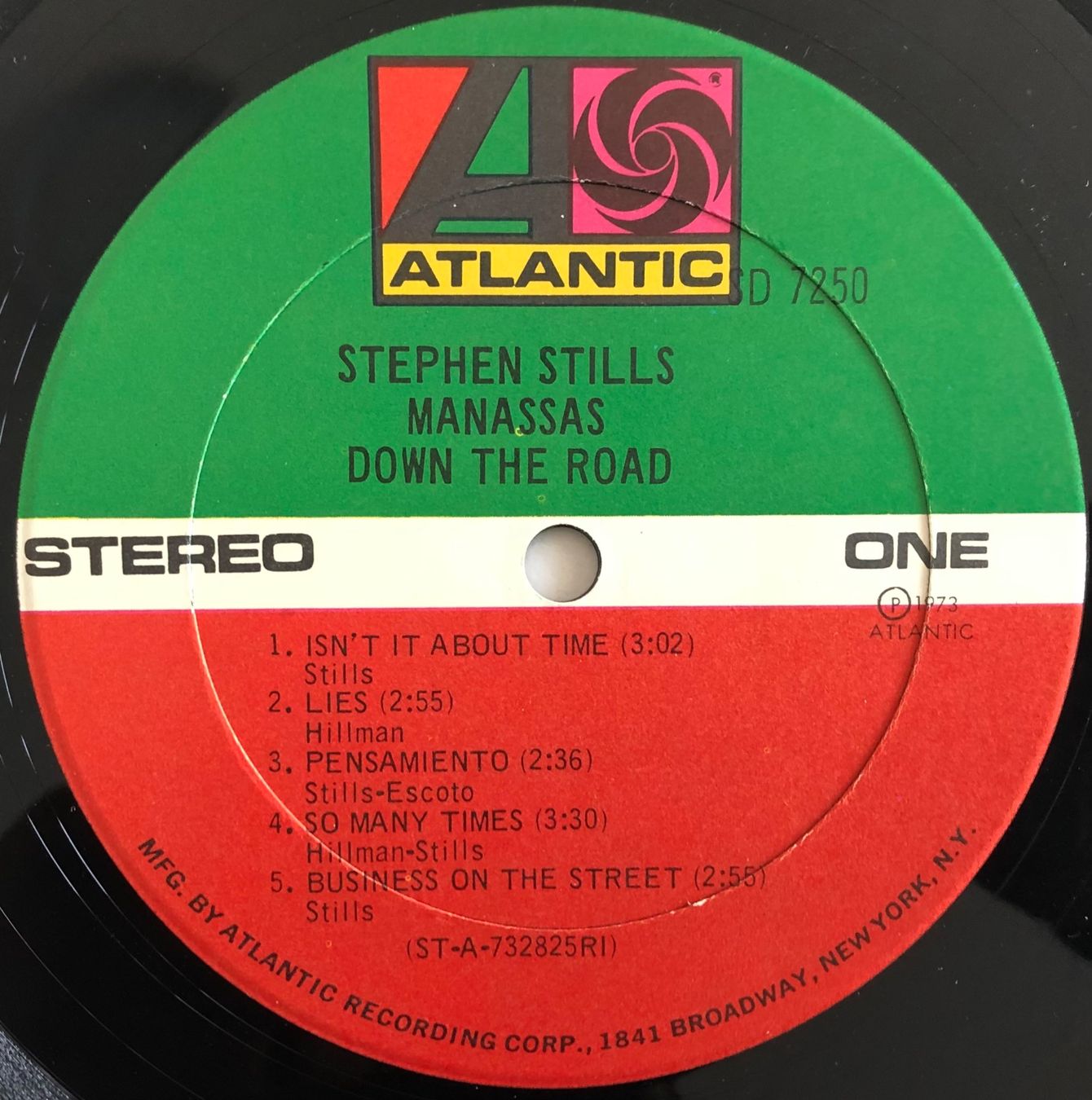Dischi in vinile: STEPHEN STILLS / MANASSAS - DOWN THE ROAD – Usato da Poliez-Pittet venduto da Newtown-Records 3