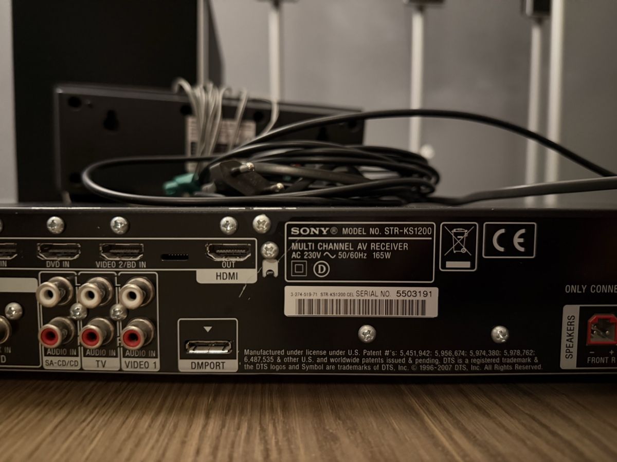 Sony Heimkino: Sony Surround Sound System Multi Channel STR-KS1200 – Gebraucht aus Schaffhausen von solequart 5