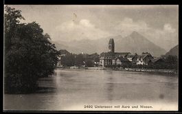AK Unterseen, Mit Aare und Niesen