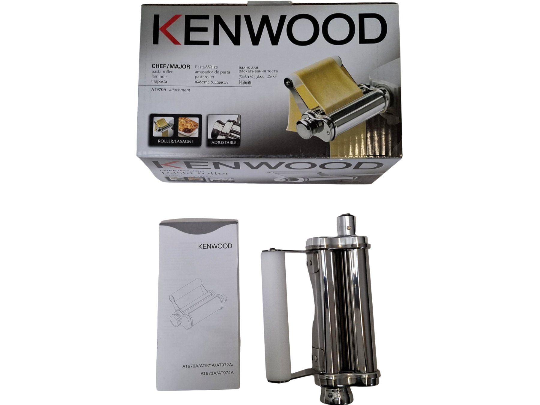 Kenwood Küchengeräte: KENWOOD AT970A Pasta Roller Chef, Pasta-Walze – Gebraucht aus Wil SG von Restwert_Wil