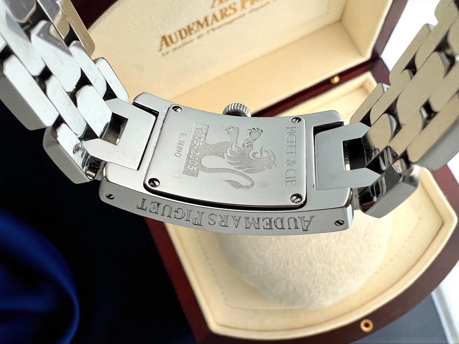 Audemars Piguet Orologi: Audemars Piguet Promesse Lady Tiffany Dial Full Set Mint' – Usato da Morges venduto da 24time 2