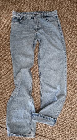 Jeans Zara Damen hellblau Grösse 38 mit Glitzer