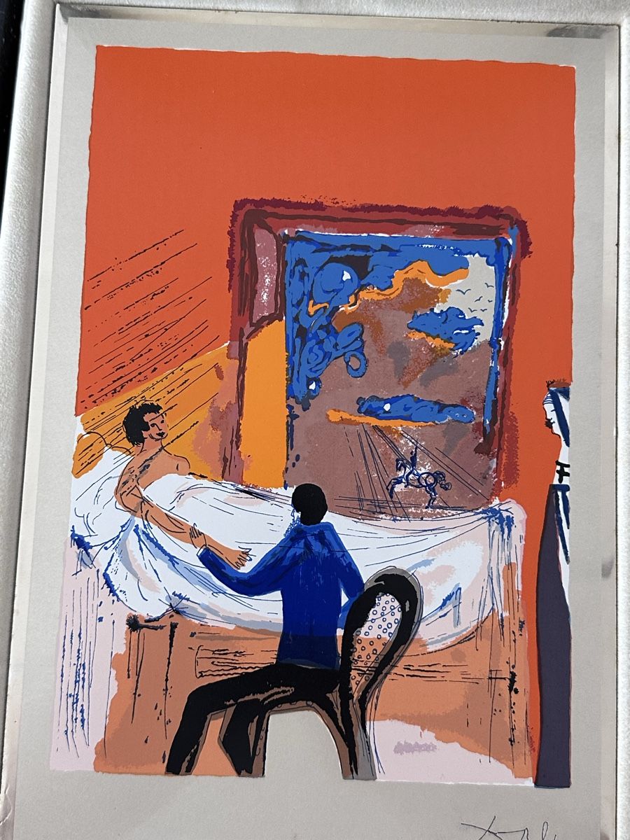 Dipinti: Salvador Dalí "Il Medico" on silver. With Cert – Usato da Zürich venduto da Ddechkovd 1