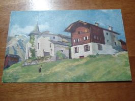 Karte Pro Juventute "Grimentz VS" 1925, ungelaufen