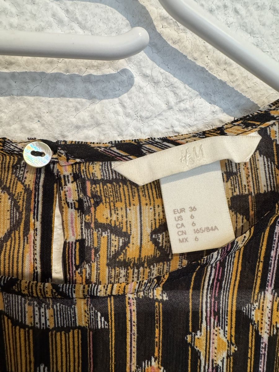 H&M Vestiti: H&M Kleid luftig Boho Muster Gr. 36 / S – Usato da Fislisbach venduto da KolibriSecondhand 2
