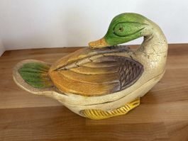 Dose aus Holz / Enten Form