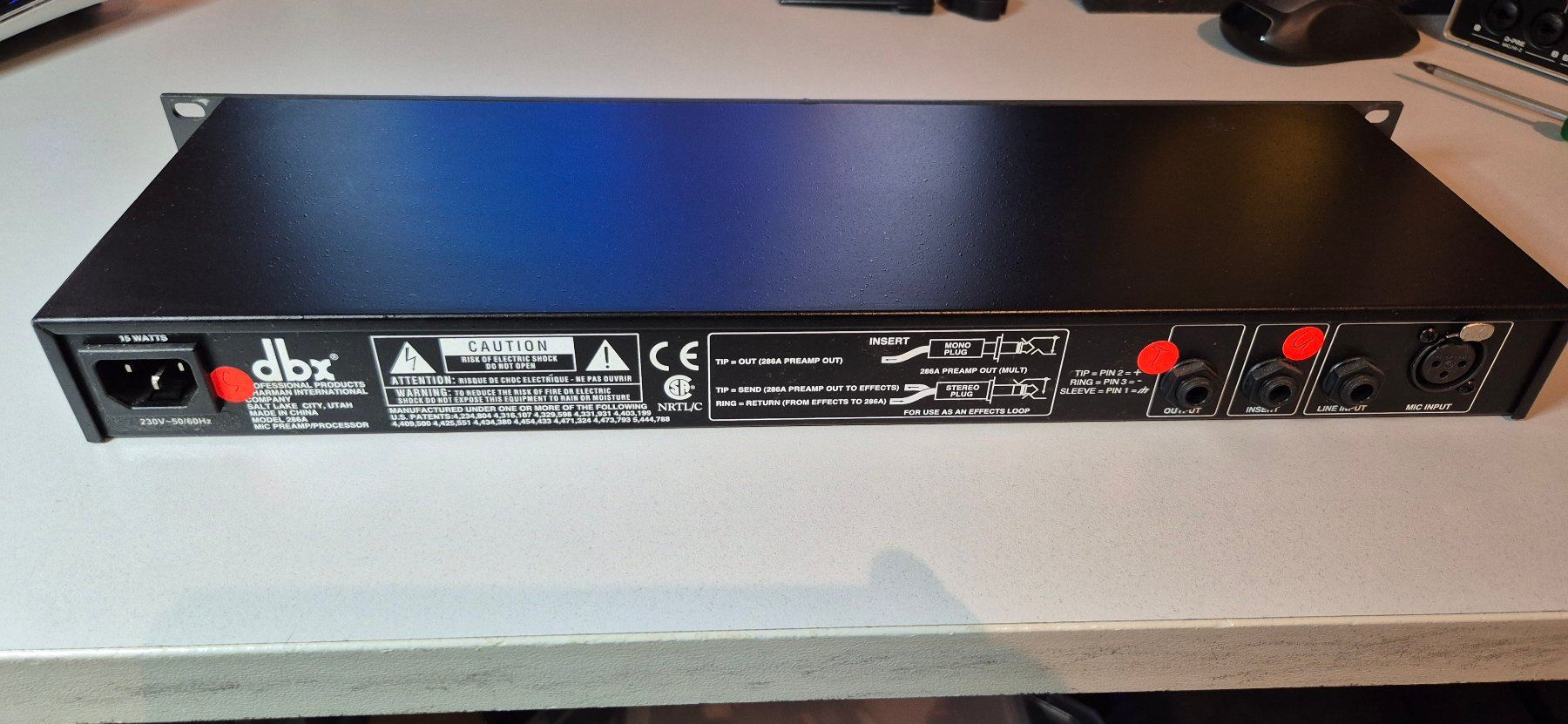 Instruments de musique: DBX 286A Mic/Preamp Processor – D'occasion à Dietikon par Luci59 1