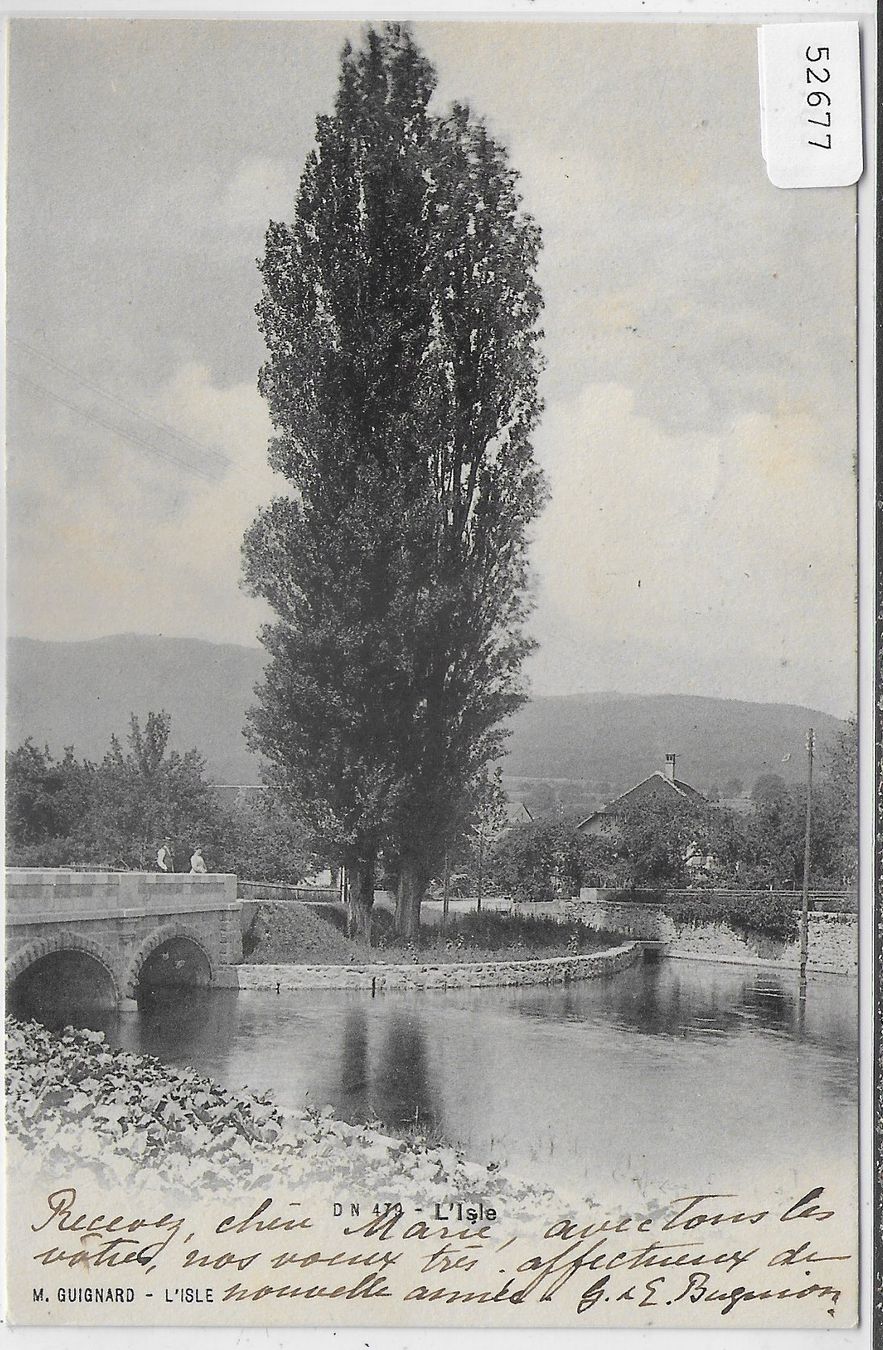 Cartoline postali: L'Isle - La Venoge – Usato da Ettingen venduto da Kartenplanet