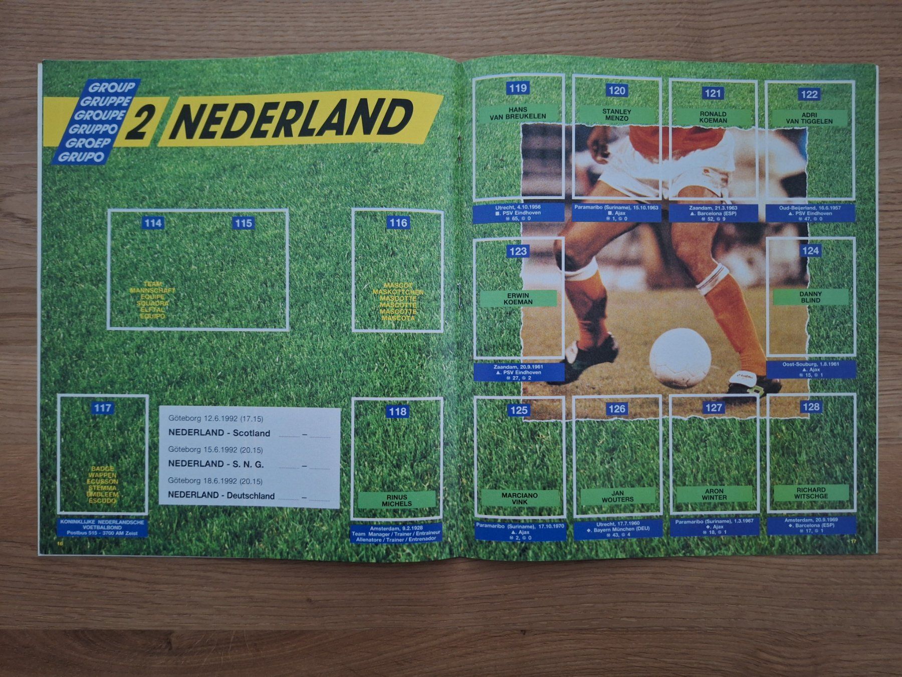 Panini Album: PANINI EURO 1992 – Usato da St. Gallen venduto da Matrix023 2