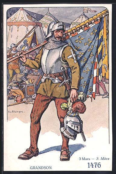 Fotos, Briefe & Postkarten: sign. Ed. Elzingre: Der Schweizer Soldat – Gebraucht aus Berlin von bartko-reher