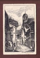 Entrée de COPPET - 1919 // plis //