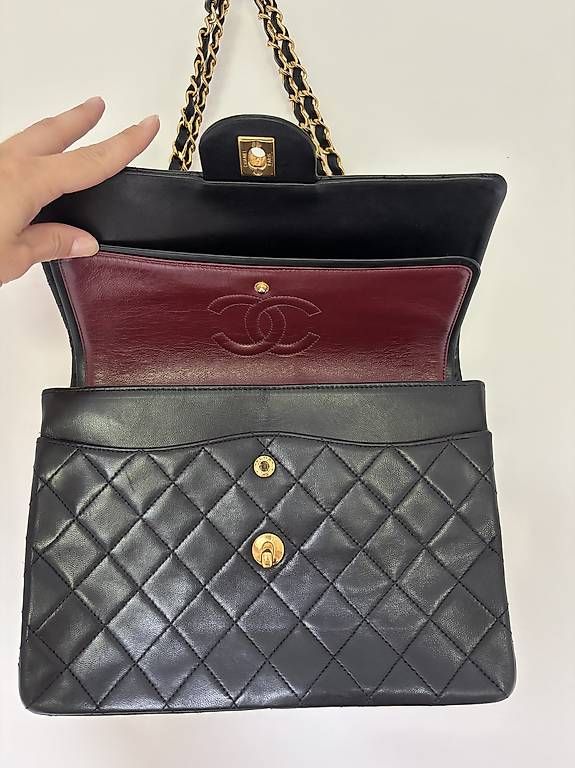 Chanel Sacs femmes: CHANEL Medium Tall Classic Lambskin Double Flap – D'occasion à Lausanne par Le_LaS 2