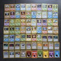 Pokémon Karten Basis Set Common/Uncommen Komplett