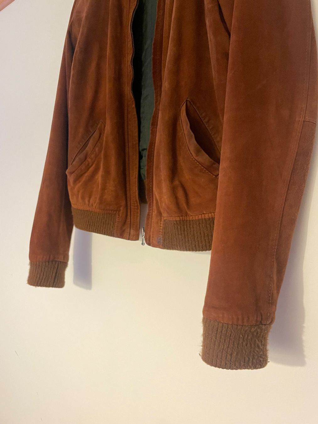 Giacche: Rehbraune Lederjacke Blouson aus Wildleder – Usato da Zürich venduto da eli_g8w6 5