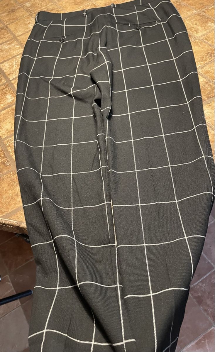 Pantaloni: Chic e elegante Pantaloni Uomo-Tg M/L-viscosa – Nuovo (secondo la descrizione) da Gordevio venduto da LanaZimm 7