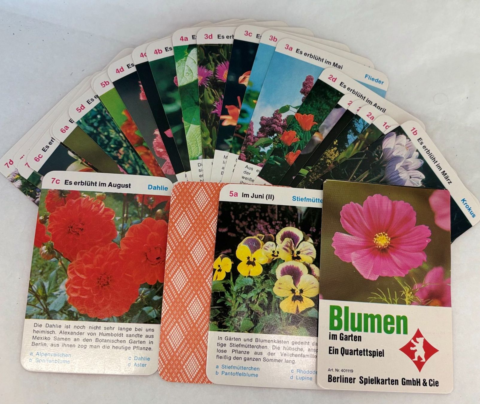 Jeux: Quartettspiel Blumen im Garten – D'occasion à Zürich par Drahtzug