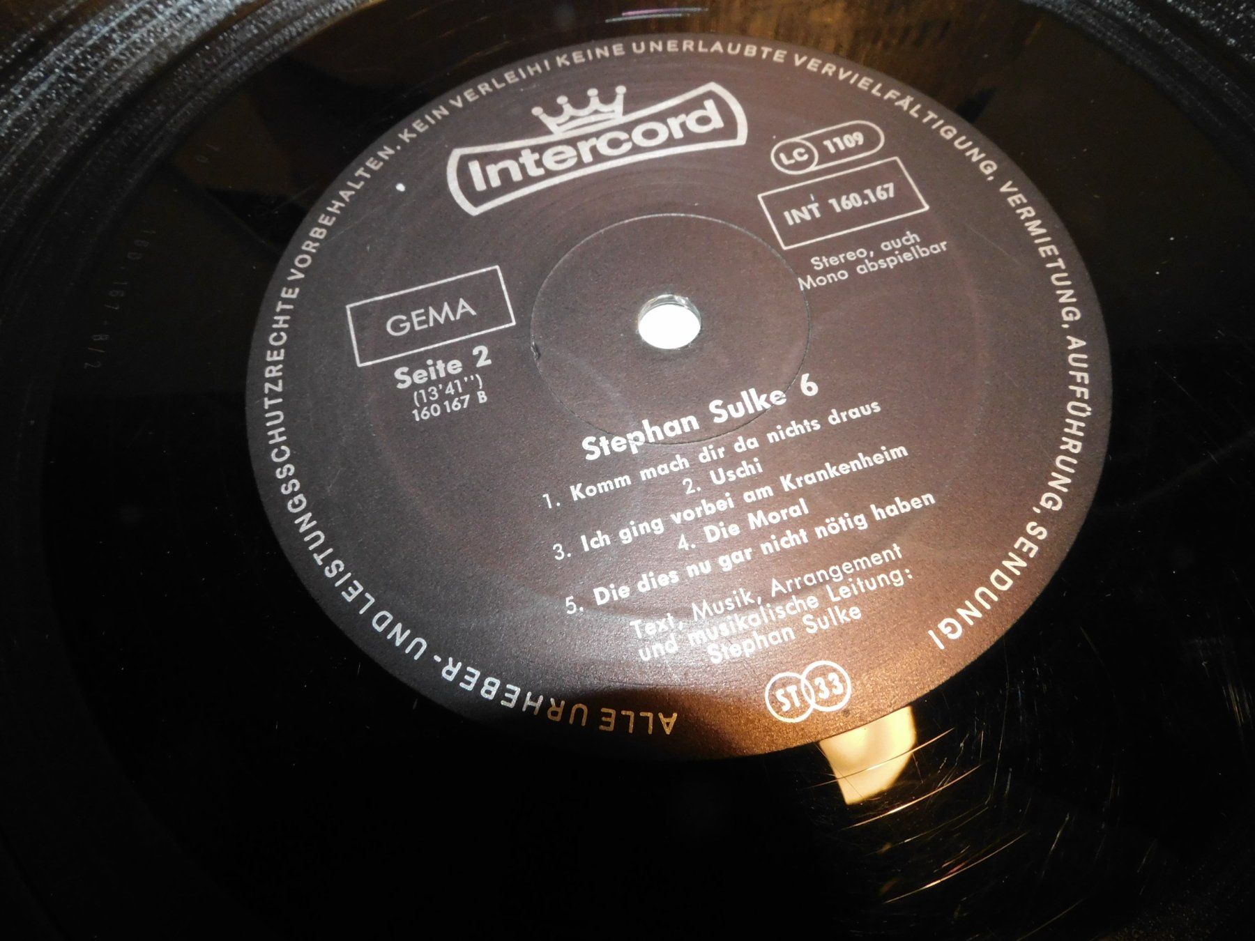 Dischi in vinile: LP - 1981 Stephan Sulke 6 - Schallplatte    LP – Usato da Sursee venduto da 76 2