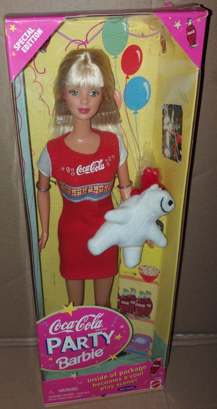 Bambole: Barbie "Coca-Cola Party",1998,Special Edition,Neuve – Nuovo e nell'imballaggio originale da Ecublens VD venduto da Magic_Island