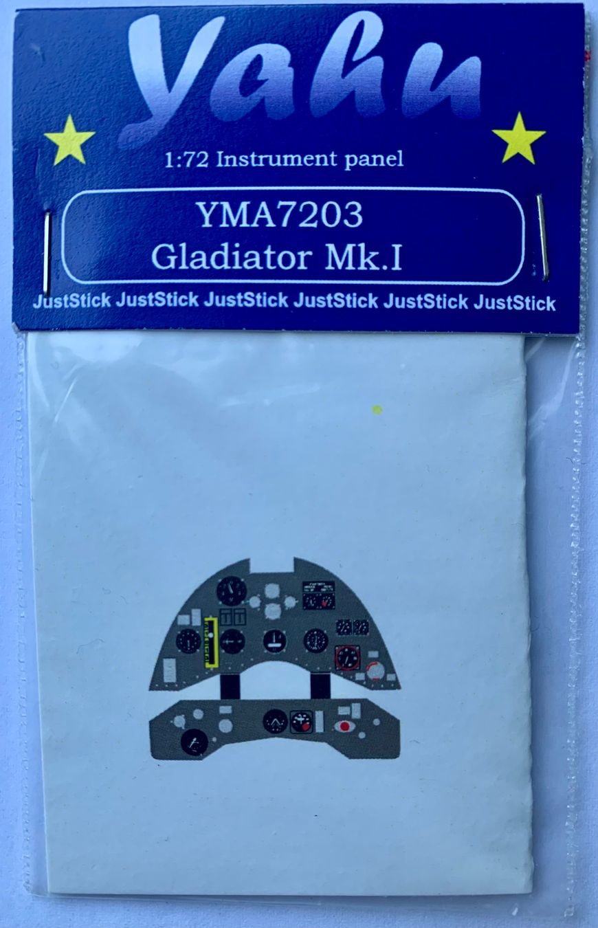 Kit di modellismo & Modellini statici: Yahu Instrumentenpanel; Gladiator Mk.I – Nuovo e nell'imballaggio originale da Suhr venduto da schoblobloch