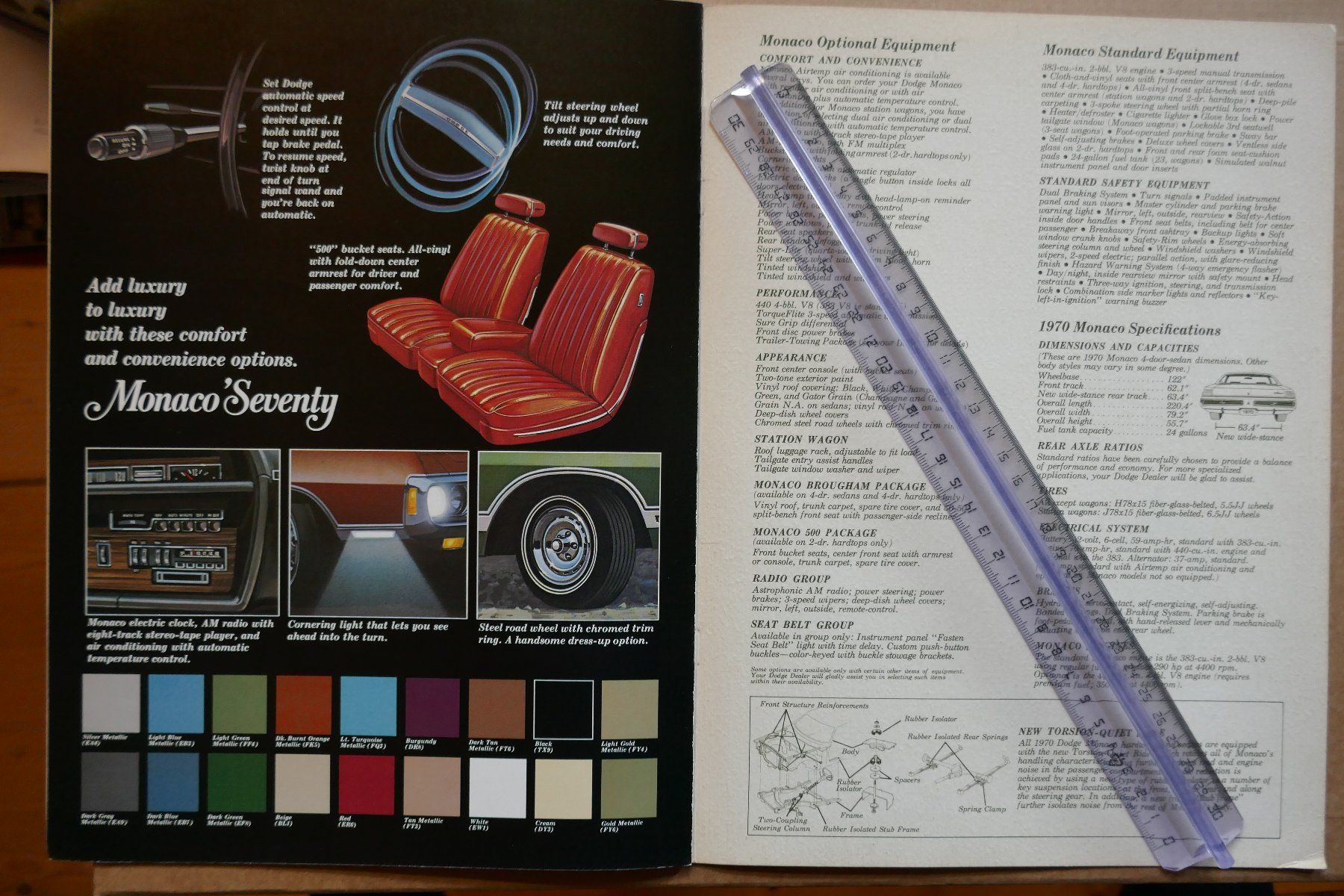 Dodge Documenti: DODGE Monaco   Originalprospekt – Usato da Madiswil venduto da ML911 5
