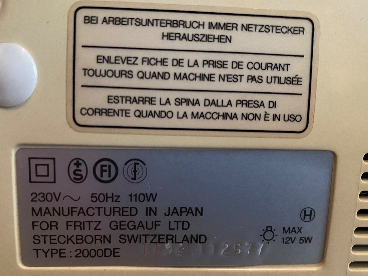 Bernina Nähmaschinen: Bernina 2000DE - Nähmaschine – Gebraucht aus Rotkreuz von mia_dc2r 7