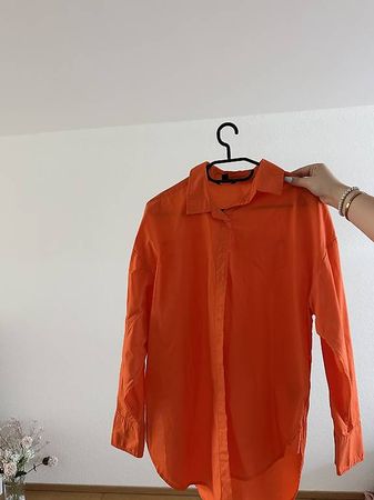 ORANGE HEMDBLUSE C&A GR. 34