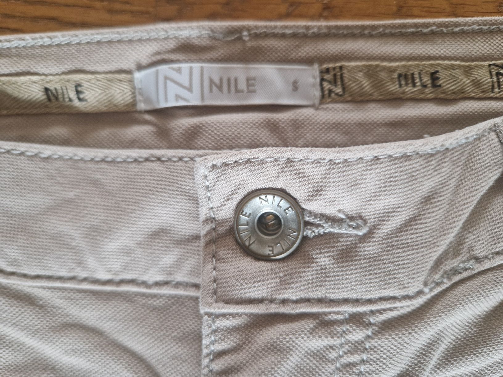 Nile Hosen: Nile Organic Baumwolle Hose Beige Gr. S – Gebraucht aus Kloten von somsing 2