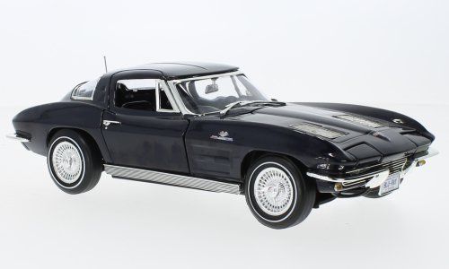 Chevrolet Modellini d'auto: Chevrolet Corvette C2 Singray Coupé Split Window 1963 dunkel – Nuovo e nell'imballaggio originale da Gerlafingen venduto da espero88 4